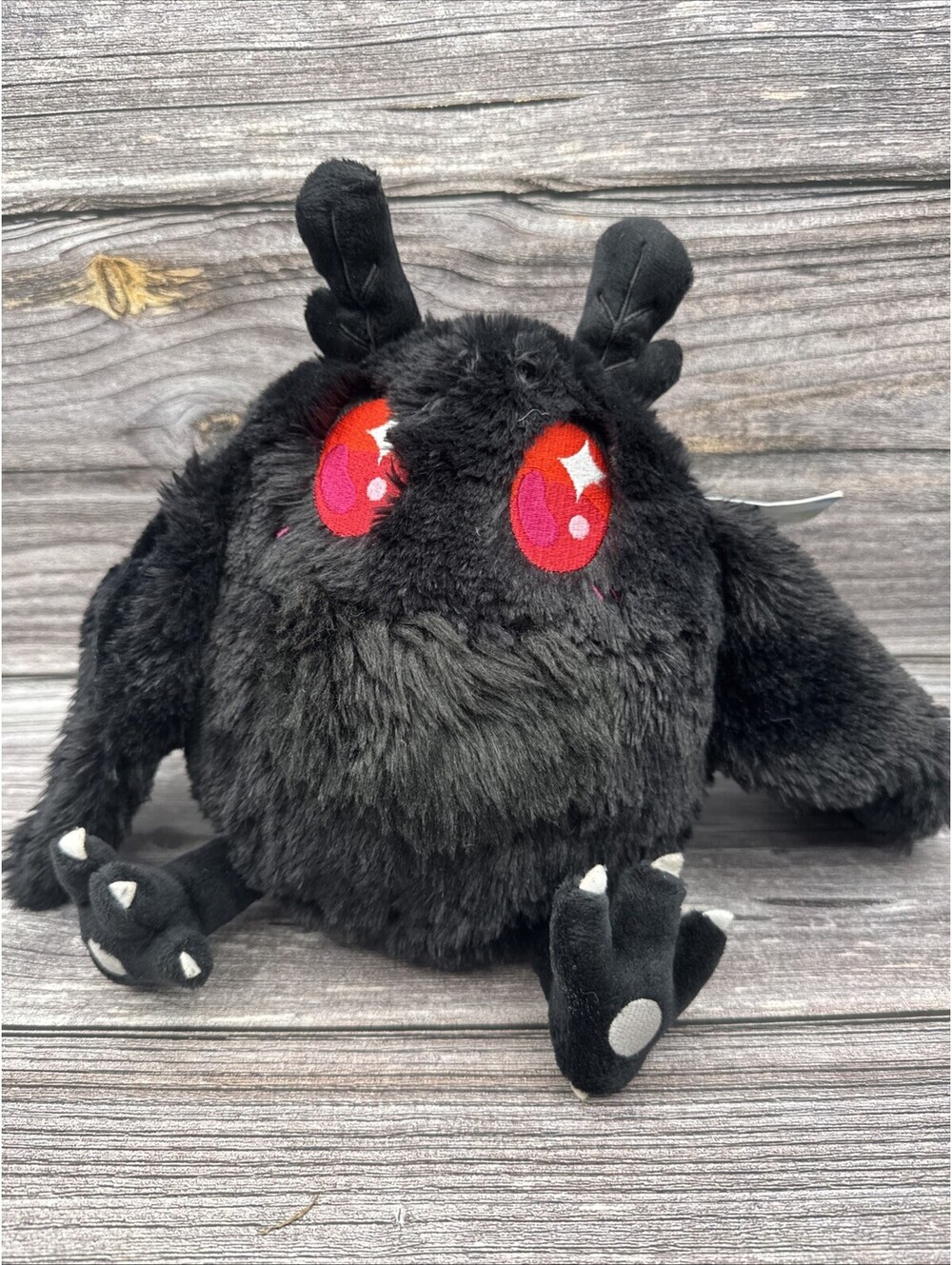 Squishable Mini Mothman Plush Magnetic Black Cryptid Stuffed Animal 7 Inch NWT